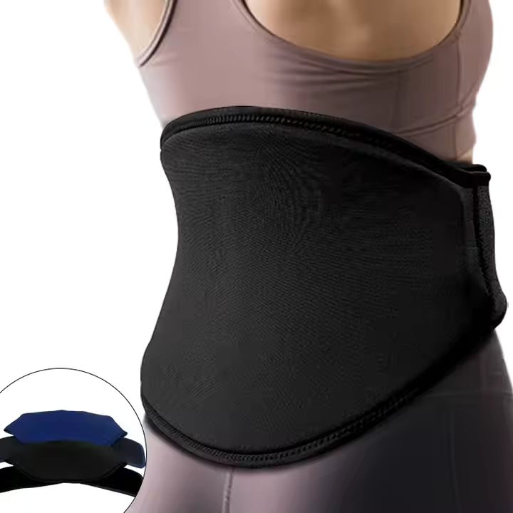 Reusable Hot and Cold Gel Ice Pack for Lower Back Pain Relief