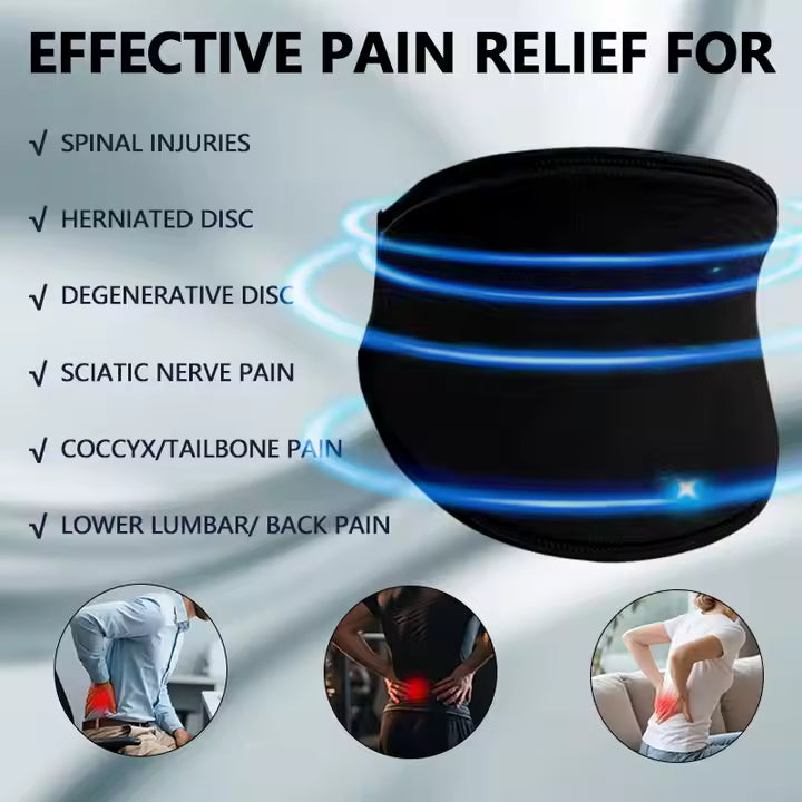 Reusable Hot and Cold Gel Ice Pack for Lower Back Pain Relief